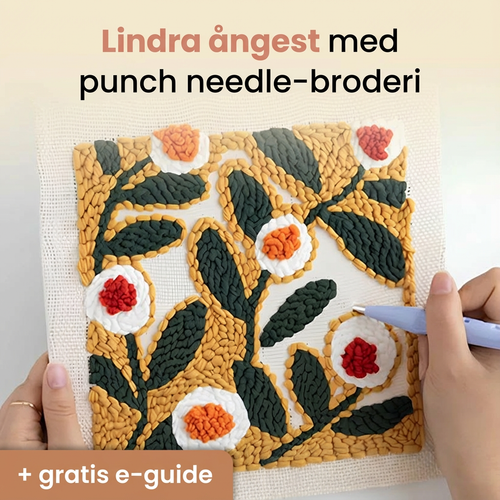 Lugnastygn™ – Punch needle-kit för avslappning