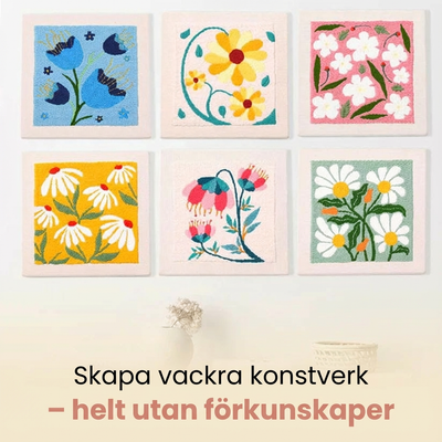 Lugnastygn™ – Punch needle-kit för avslappning
