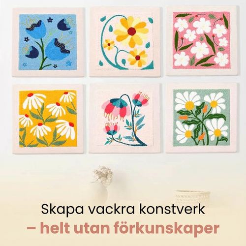 Lugnastygn™ – Punch needle-kit för avslappning