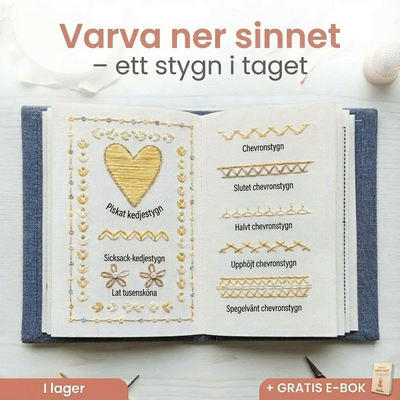 Broderibok™ – Fullständigt Broderikit för Nybörjare