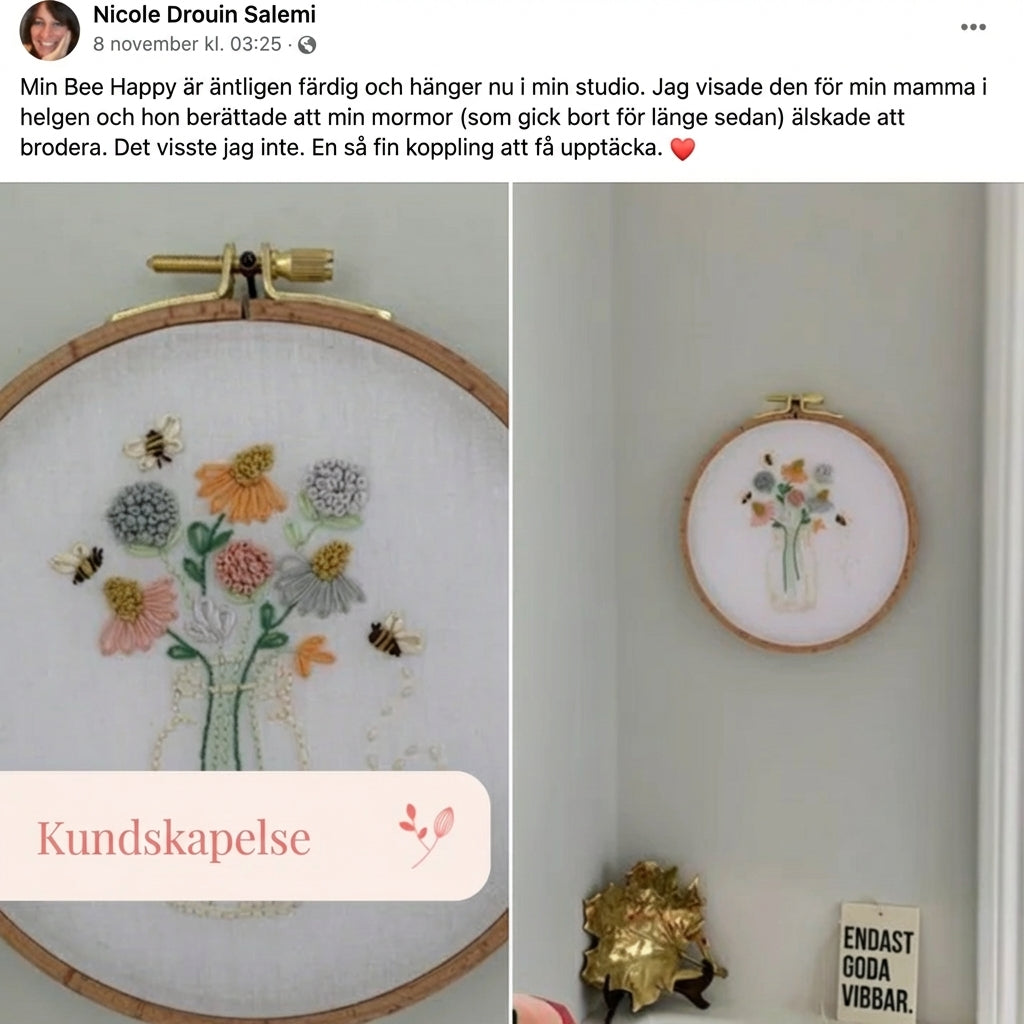 Skapa ditt eget broderi – nybörjarkit