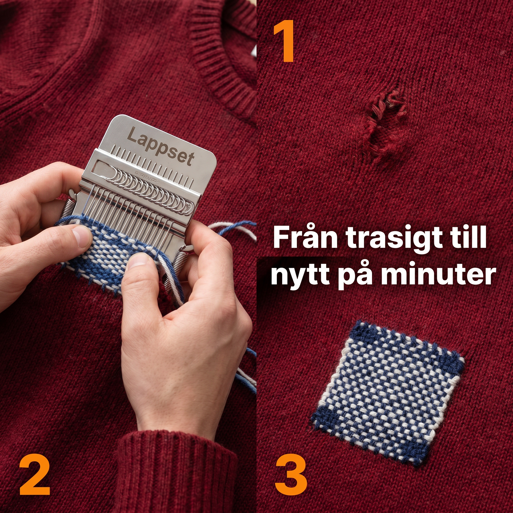 Textillappset™- Förvandla slitage till design